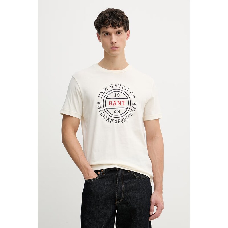 Gant tričko pánske bavlnené 67824390