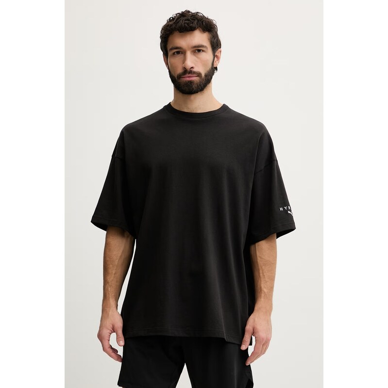 Puma tréningové tričko pánske bavlnené City lifestyle HYROX 67824337