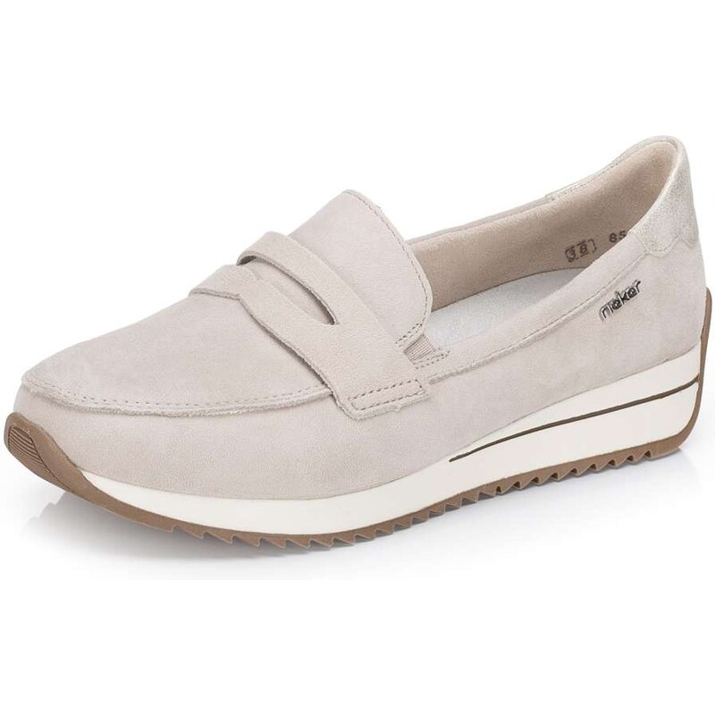 Dámske mokasíny RIEKER N1254-60 béžová S6 67824942