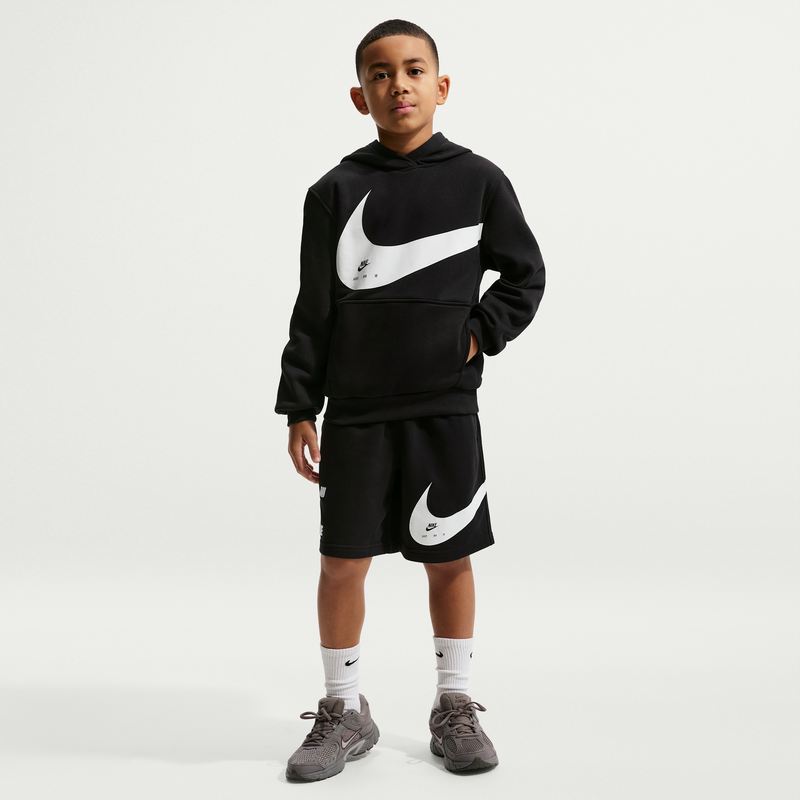 Nike Club Older Kids French Terry Shorts - Black - Fleece 67918313