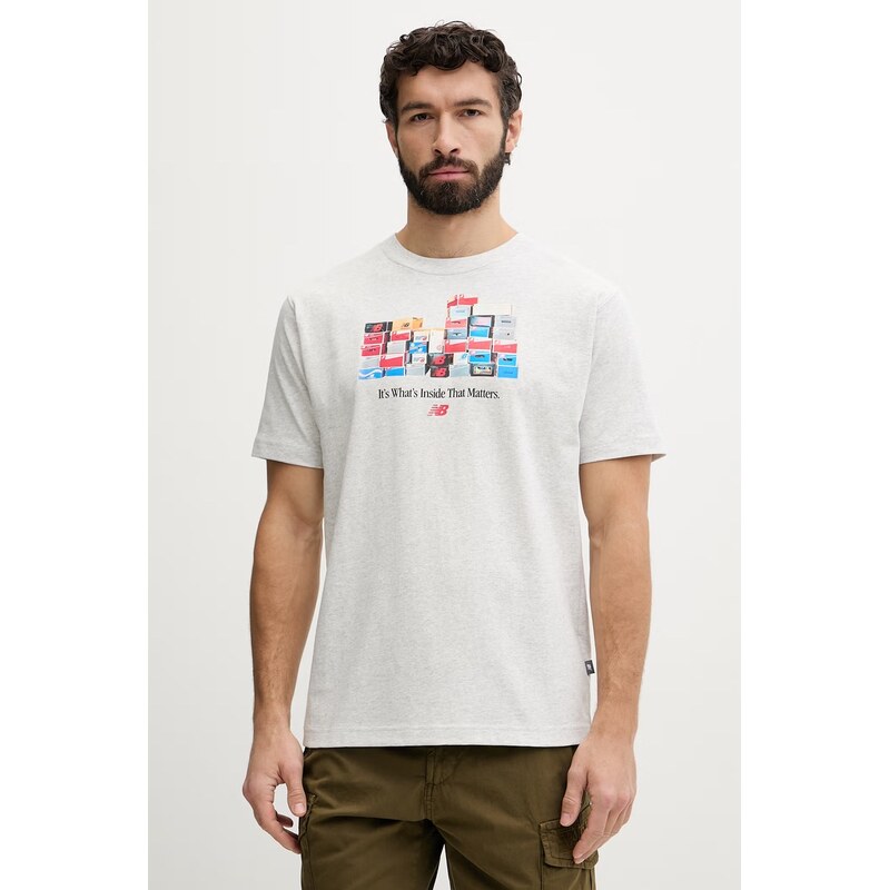 New Balance tričko pánske bavlnené Boxes 67828161