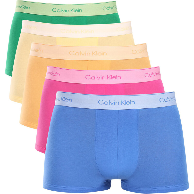 5PACK pánske boxerky Calvin Klein viacfarebné (NB4550-4WI) 67825654