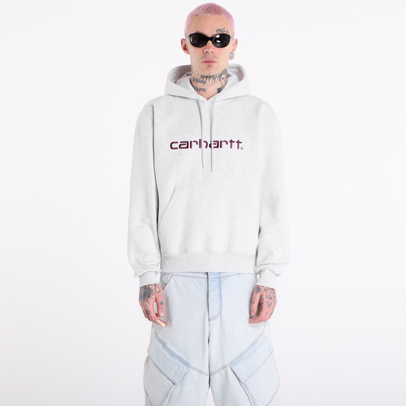 Mikina Carhartt WIP Hooded Carhartt Sweat UNISEX Ash Heather/ Cozy 67825266
