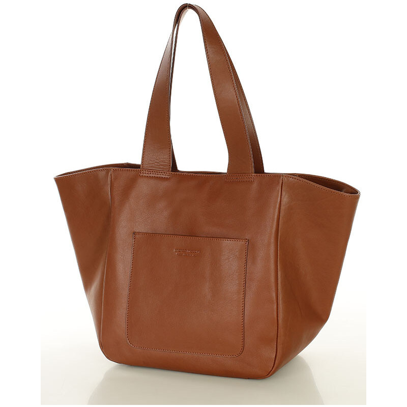 MARCO MAZZINI Dámska taška typu hobo, prírodná koža | hnedá vp6e 67826786