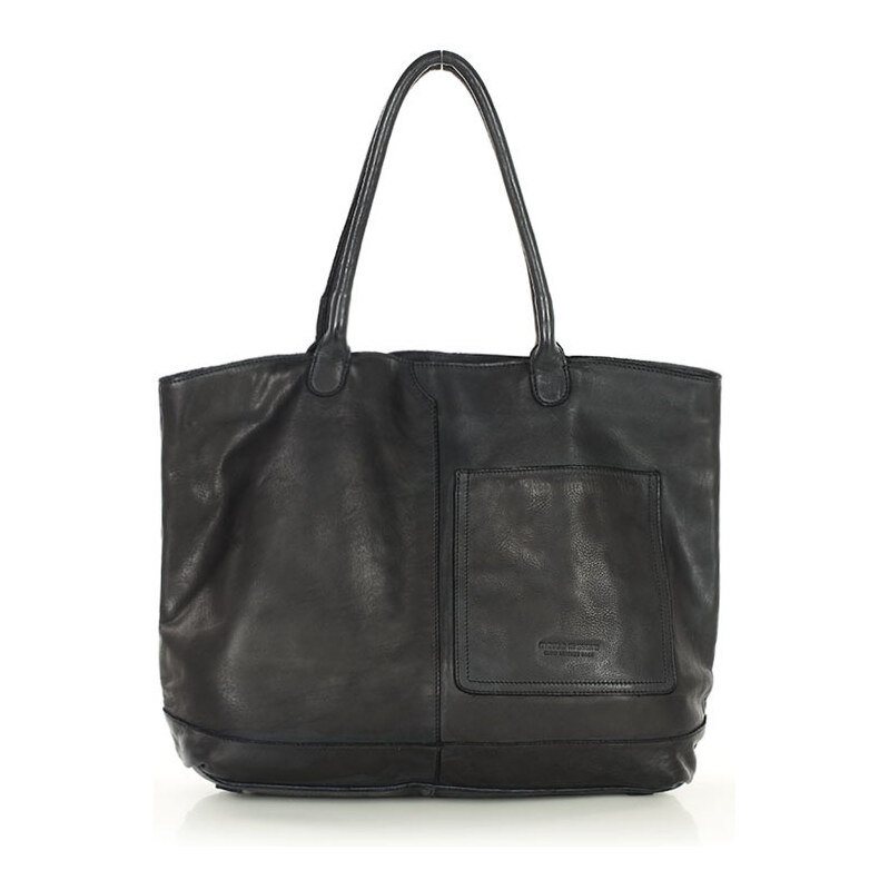 MARCO MAZZINI Dámska kožená taška typu hobo | čierna vp3a 67826803