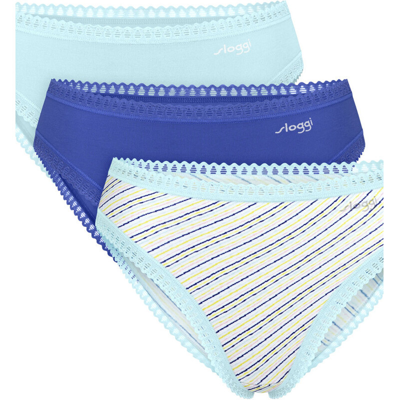 SLOGGI GO CRUSH NOHAVIČKY S VYSOKOU NOHOU 3PACK M007 67827664