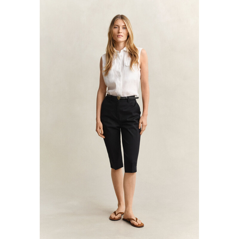 NOHAVICE GANT CAPRI PANTS BLACK 67556350