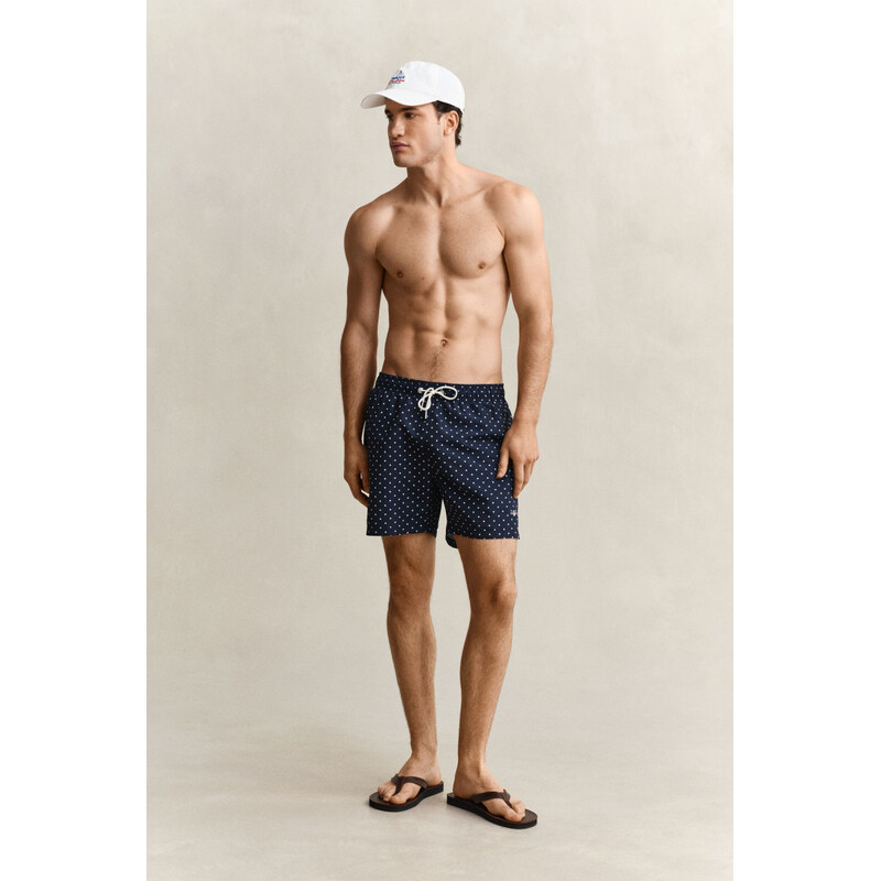 PLAVKY GANT DOT PRINT SWIM SHORTS MARINE 67556370