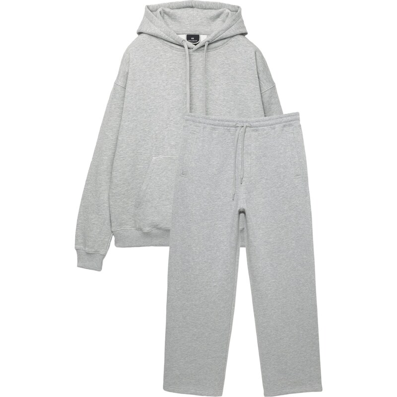 Pull&Bear Joggingová súprava sivá 66447632