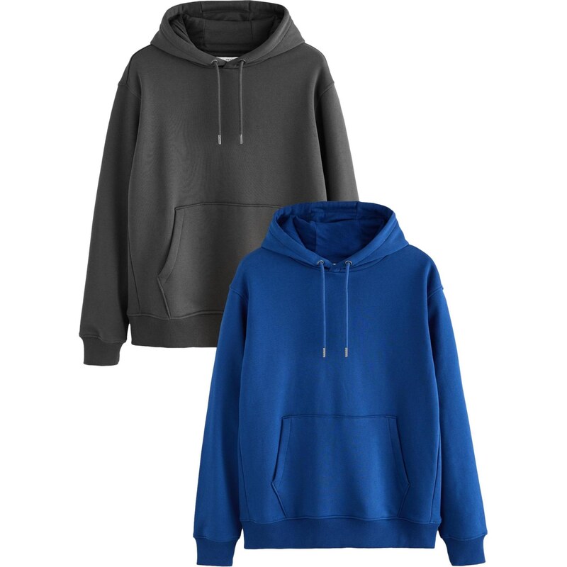 Next Mikina kráľovská modrá / čierna 67830767