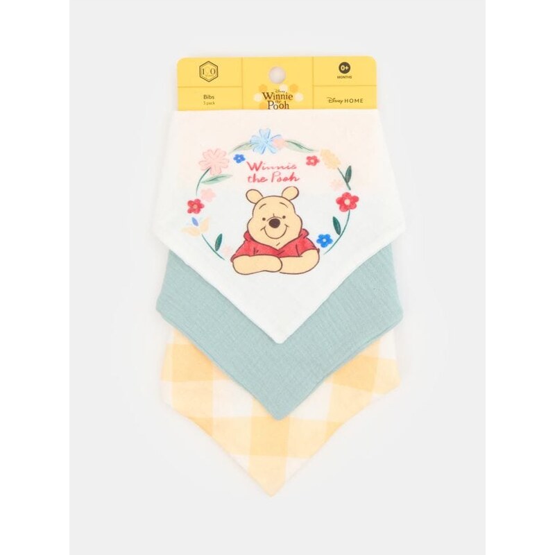 Sinsay - Súprava podbradníkov Winnie the Pooh, 3 ks - viacfarebná 67828453
