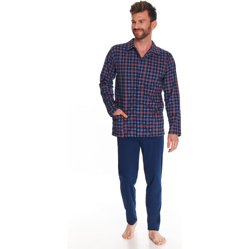 TARO Pánske pyžamo Richard2635-2 zz21-tm.modráK M 51503019