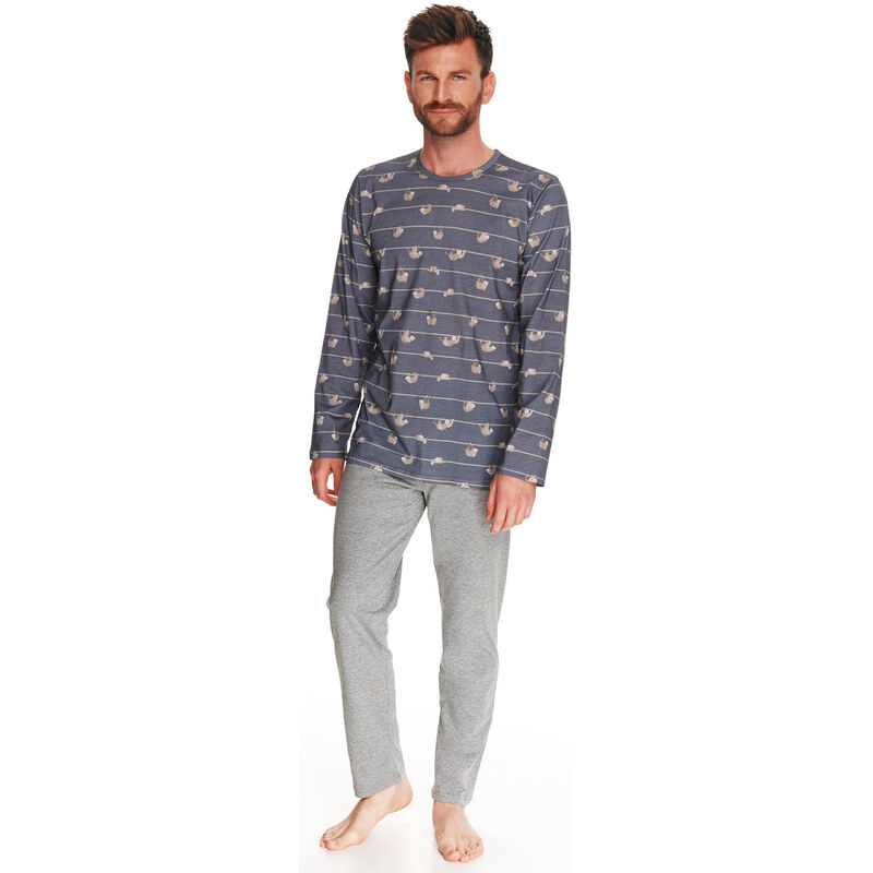 TARO Pánske pyžamo Harry2640 zz21-sivá 2XL 49872953