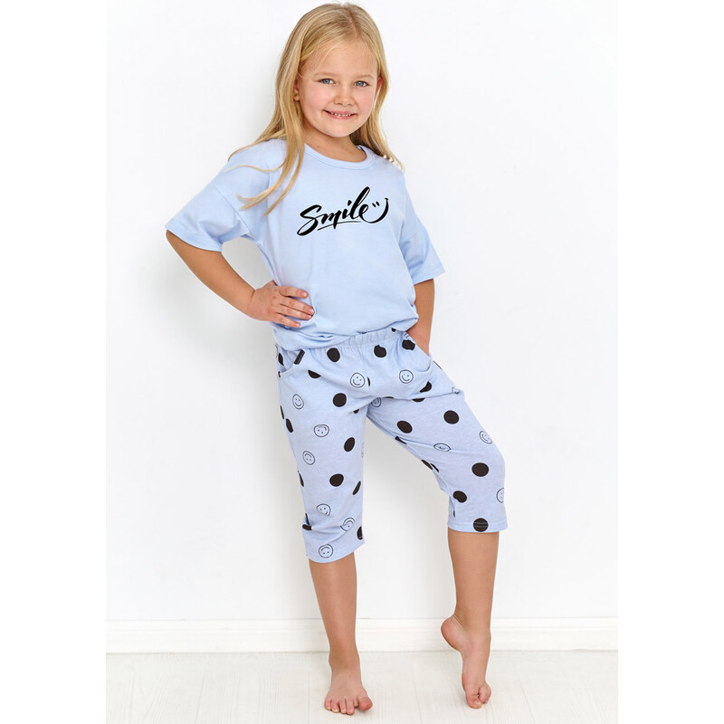 TARO Dievčenské pyžamo Chloe2904 ss31-sv.modrá 134 49873557