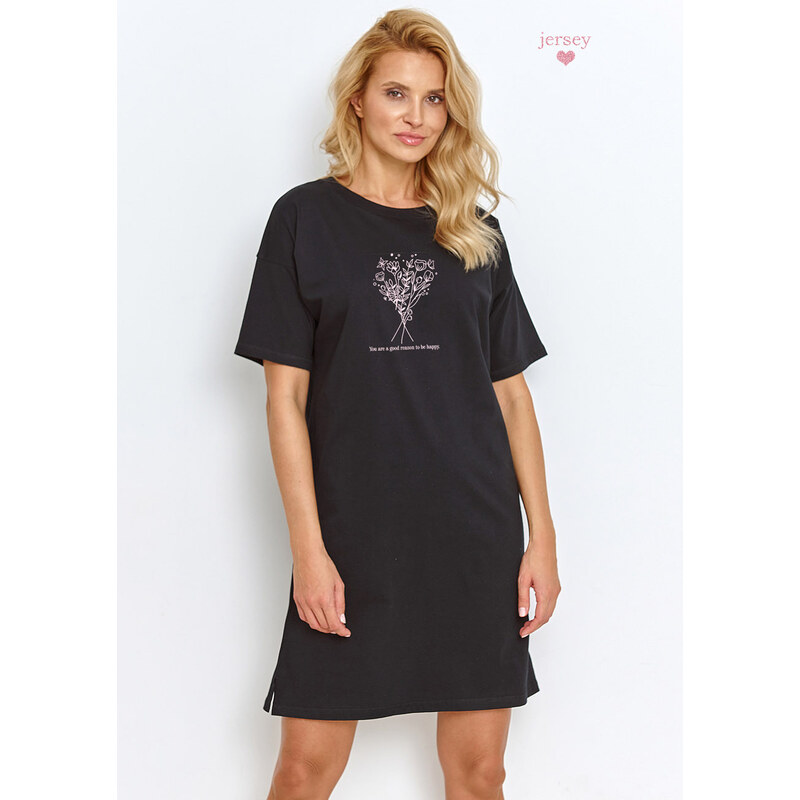 TARO Dámska nočná košeľa June2878 ss31-čierna S 49873559