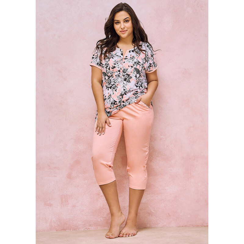 TARO Dámske pyžamo Lana3131 ss41-marhuľová S 49874580