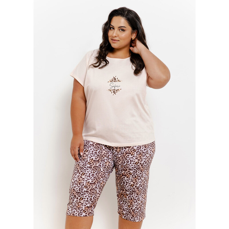 TARO Dámske pyžamo Chrissy3362 ss51-sv.marhuľová 2XL 66679930