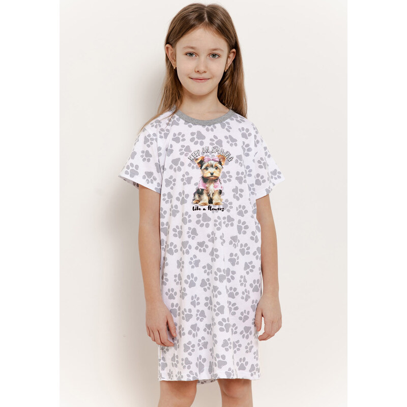 TARO Nočná košeľa Pixie3390 ss51-biela 104 66680085