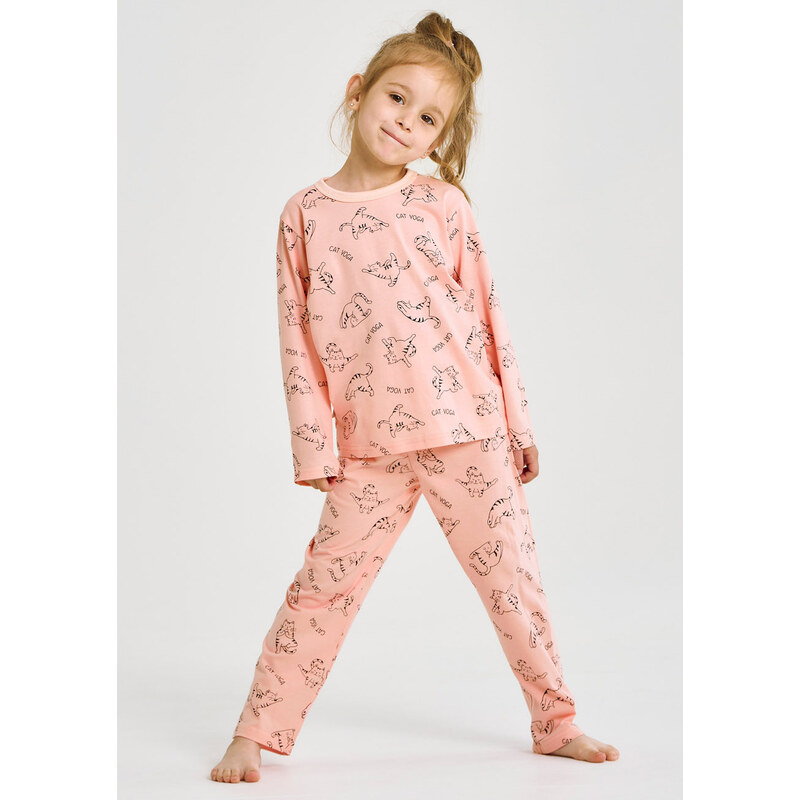 TARO Dievčenské pyžamo Mandy3490 zz51-marhuľová 116 66680533