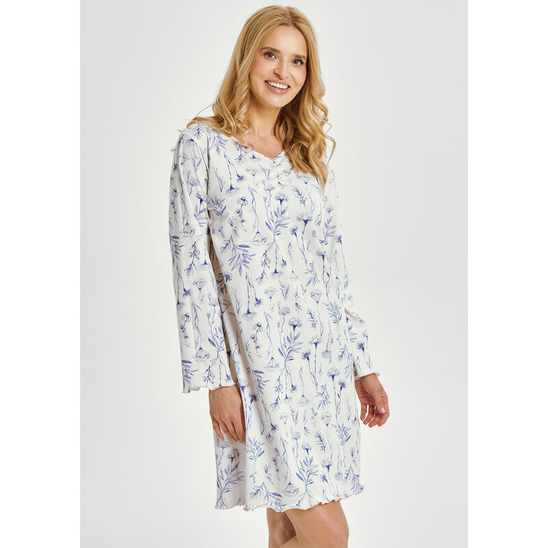 TARO Dámska nočná košeľa Caroline3455 zz51-bielaM XL 66680572