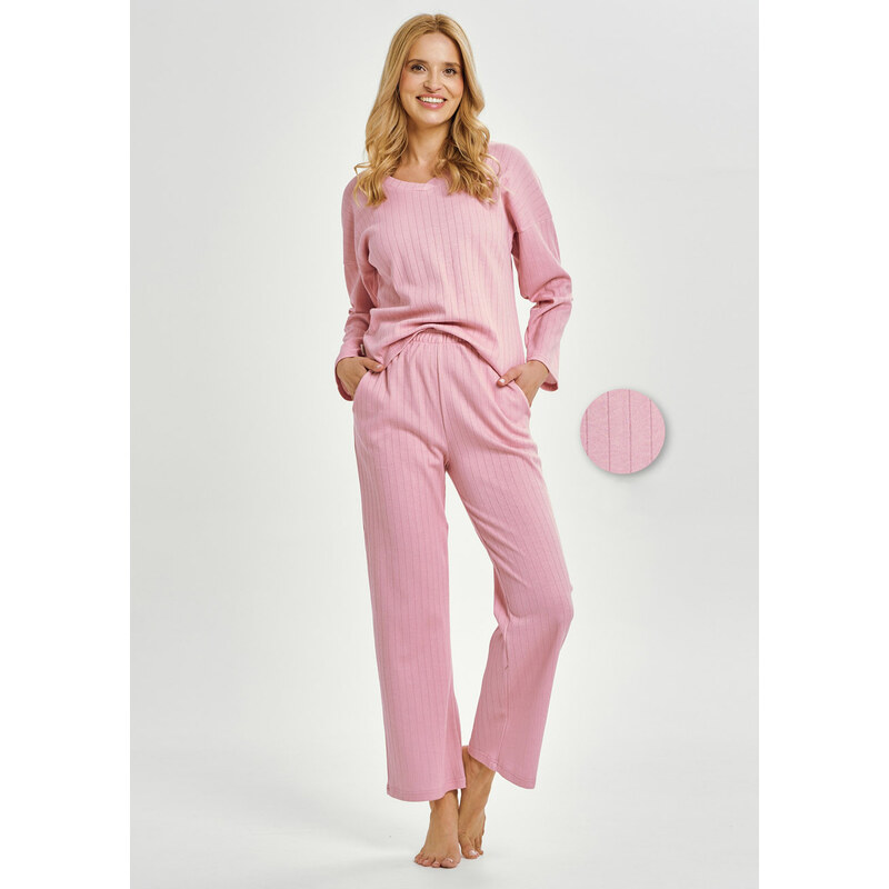 TARO Dámske pyžamo Eleonora3444 zz51-ružová XL 66680550