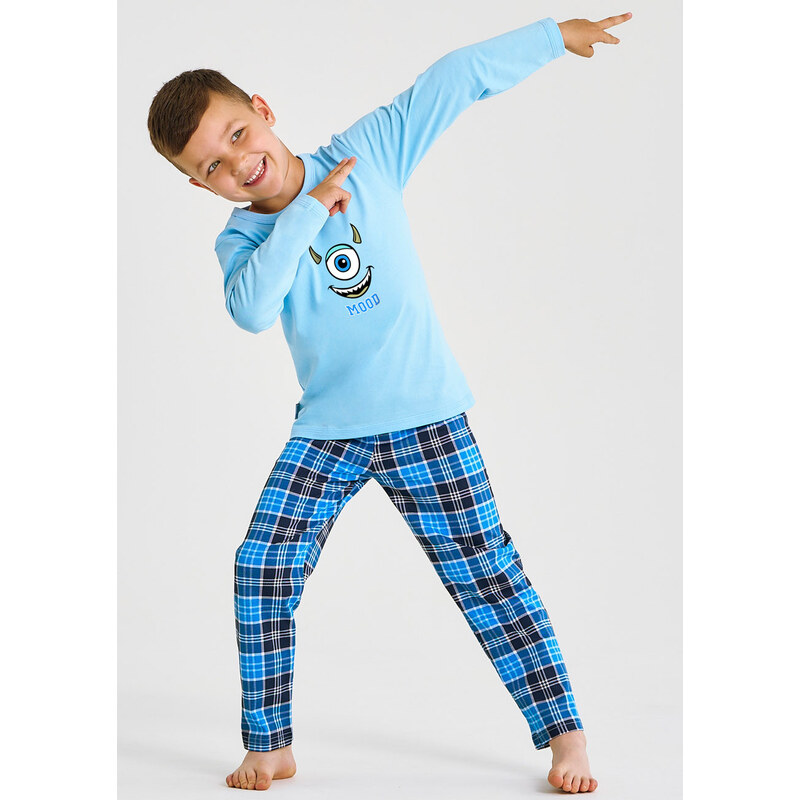TARO Chlapčenské pyžamo Joel3500 zz51-sv.modrá 122 66680651