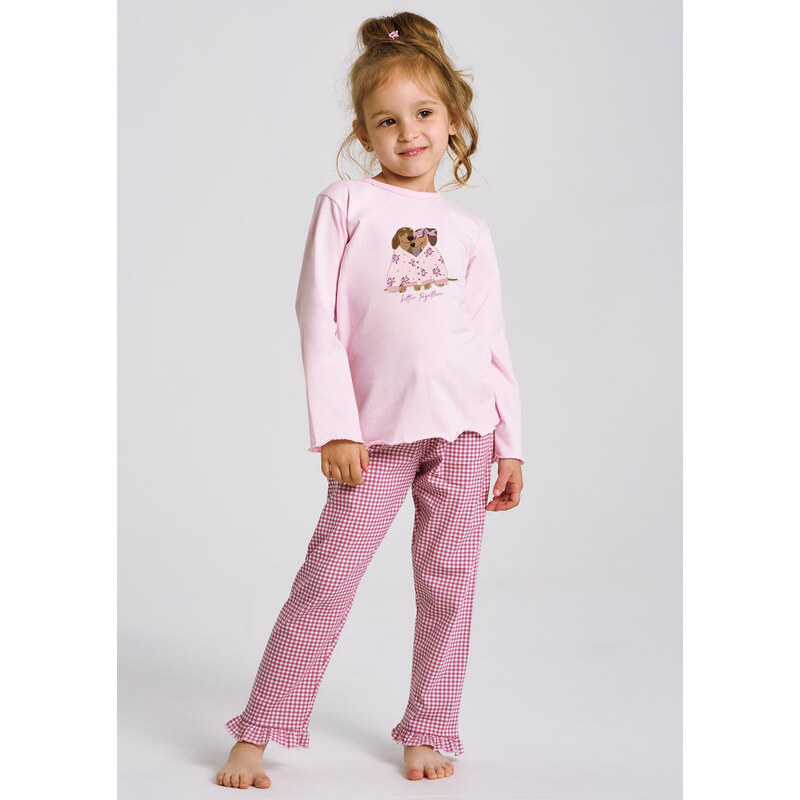TARO Dievčenské pyžamo Jasmina3493 zz51-ružová 140 66680652