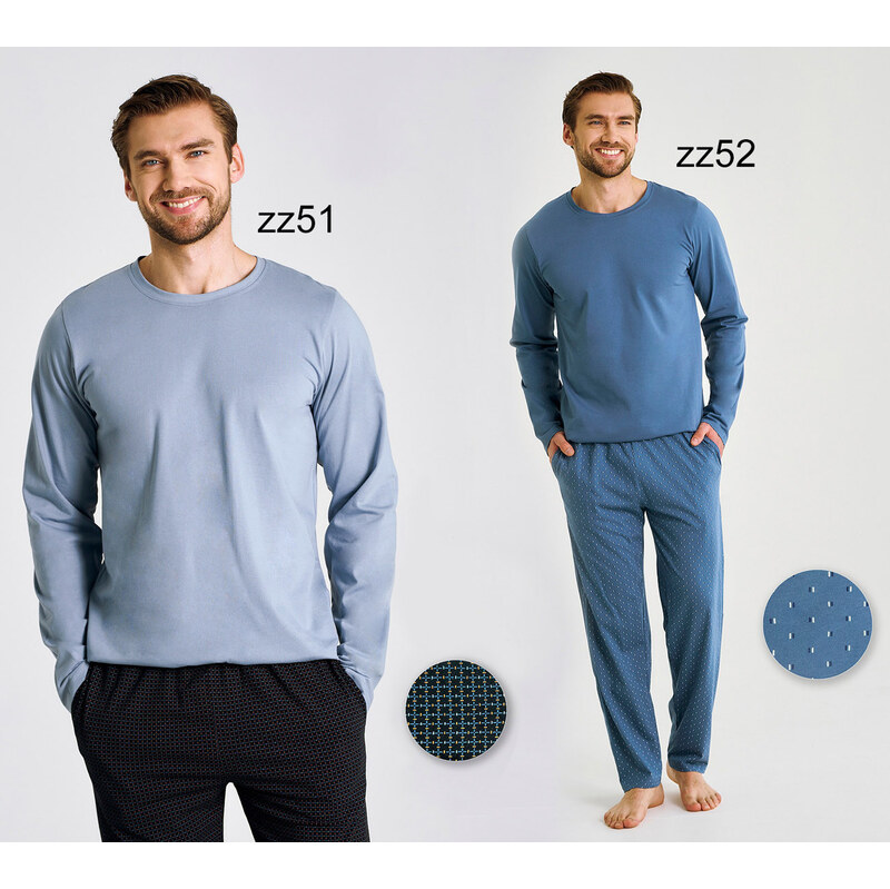 TARO Pánske pyžamo Lorenzo3474 zz51-sv.modrá 2XL 66680657