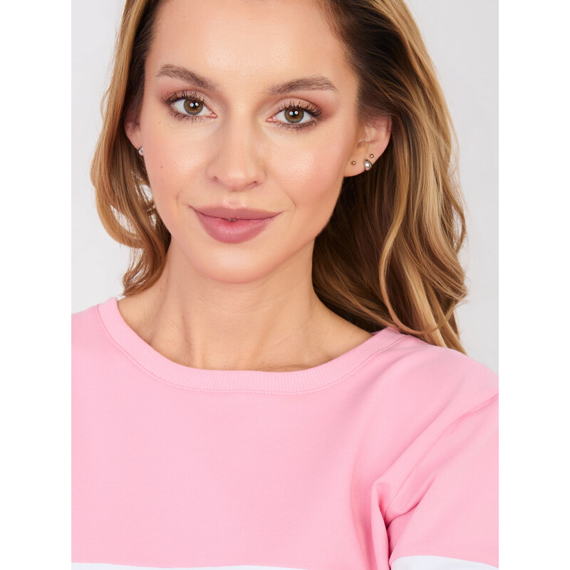 Šedoružová dámska mikina RUE PARIS 67834757