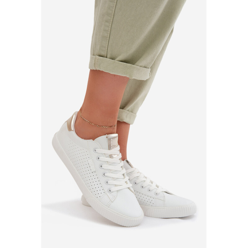 Biele dámske tenisky z eko kože Big Star 67846975