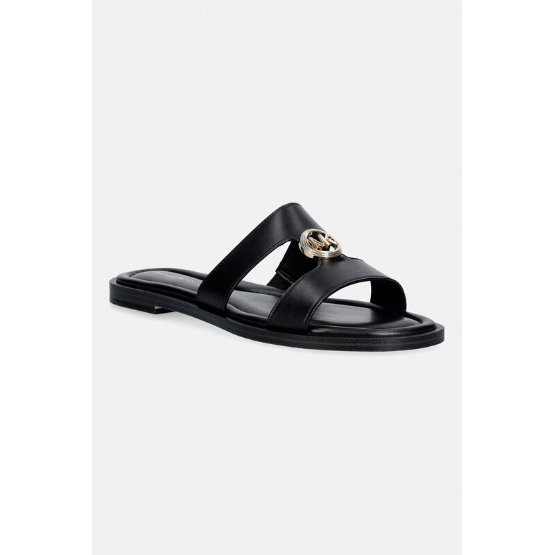 MICHAEL Michael Kors šľapky dámske kožené Erin Flat Sandal 67848117