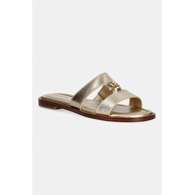 MICHAEL Michael Kors šľapky dámske kožené Erin Flat Sandal 67848109