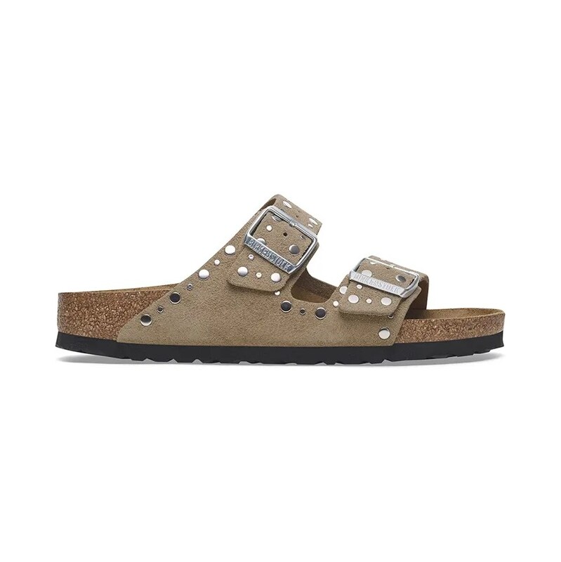 Semišové šľapky Birkenstock Arizona Rivet 62958382