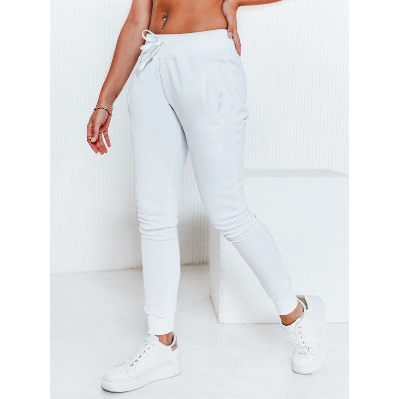 FashionStreet Dámske tepláky FITS biele UY0134 67835488