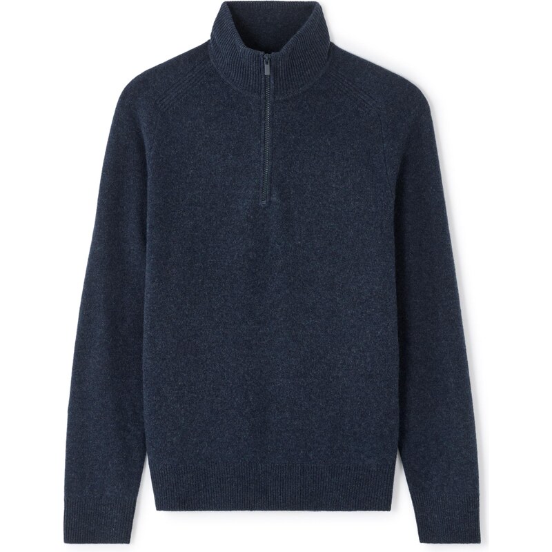 Celio sveter s rolákom v tmavomodrej farbe 67838220