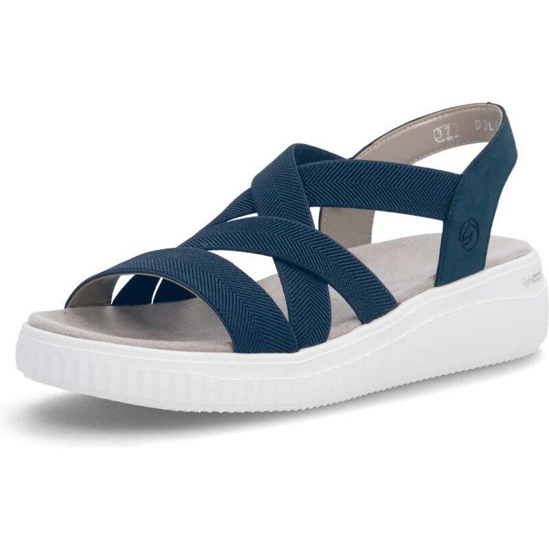 RIEKER Dámske sandále REMONTE D3L52-14 modrá S6 67835760