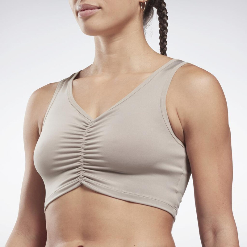 REEBOK - S ruched cropped tank 67837356