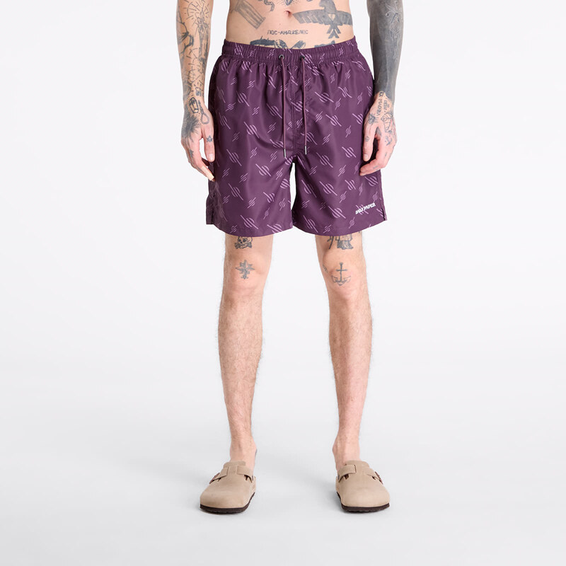 Plavky Daily Paper Irregular Monogram Swimshorts Potent Purple XL 67841276
