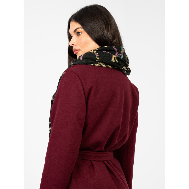 Factory Price Čierna dámska šatka s potlačou 67840046