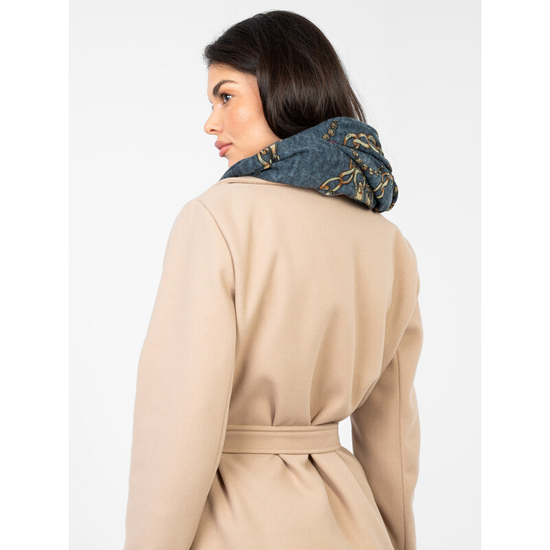 Factory Price Tmavomodrá dámska šatka s potlačou 67840053