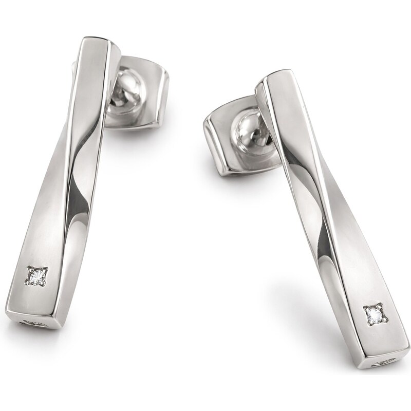 Boccia Titanium Titánové náušnice s diamantmi 05035-02 66579102