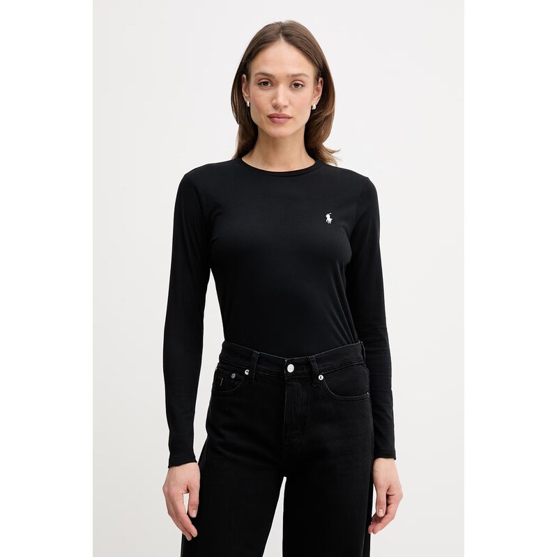 Bavlnené tričko s dlhým rukávom Polo Ralph Lauren 67841388