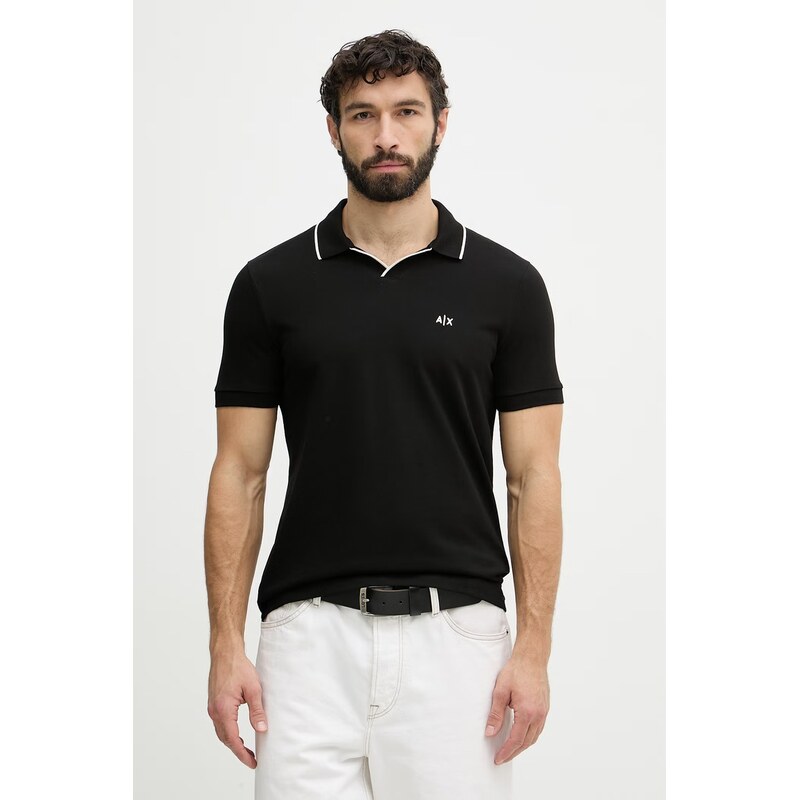 Pánske bavlnené polo tričko Armani Exchange 67848186