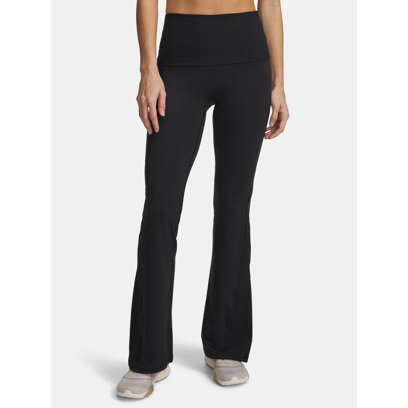 Under Armour Meridian Rib Foldover Flare Womens Sports Trousers - 67892914