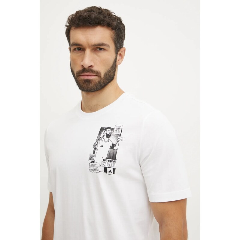 Bavlnené tričko adidas Performance Messi 61668568