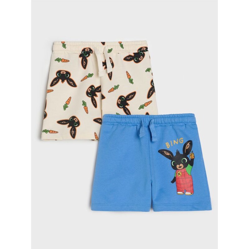 Sinsay - Bavlnené šortky Bing - mid blue 67842774