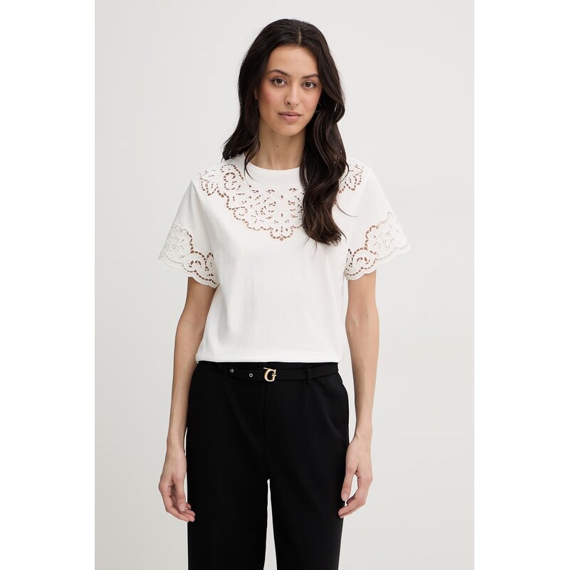 Bavlnené tričko Twinset 67843043