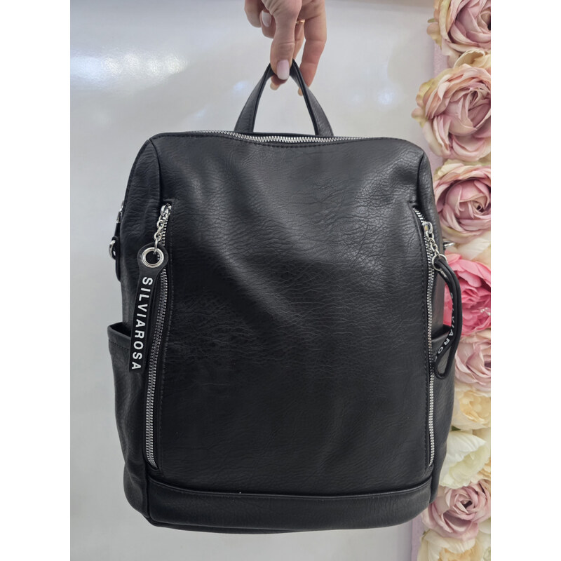 Katrins Fashion Jednoduchý dámsky ruksak+kabelka Silvia Rosa 67843054