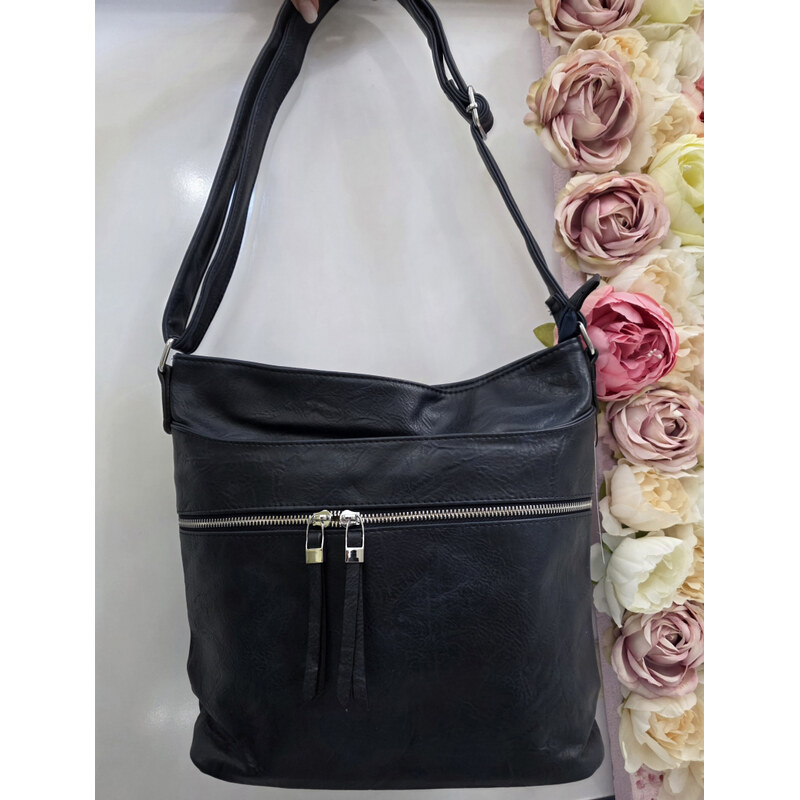 E-shop Katrins Fashion Modrá crossbody kabelka Italy