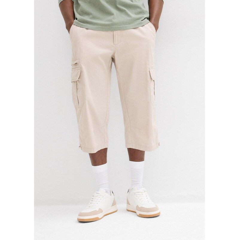 bonprix Dlhé kapsáčové bermudy, Regular Fit, farba šedá 64469984